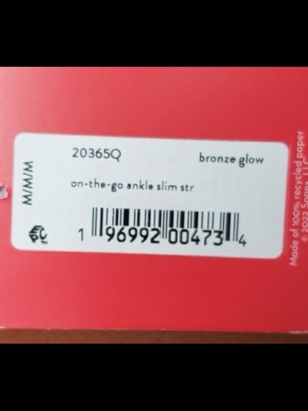 SPANX On the Go Ankle Slim Straight In Bronze Glow Size
Women's Petite Med - Picture 7 of 8